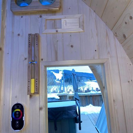 Au-Doux-Altic Chalet Romantique Avec Jacuzzi Et Sauna Métabief Kültér fotó