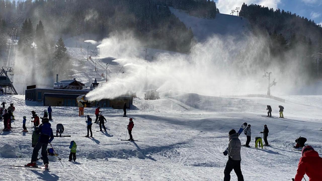 Au-Doux-Altic Chalet Romantique Avec Jacuzzi Et Sauna Métabief Kültér fotó