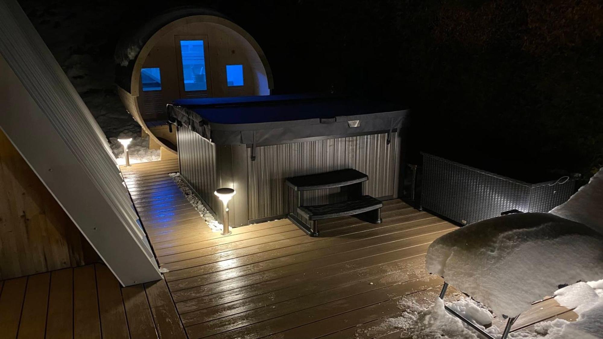 Au-Doux-Altic Chalet Romantique Avec Jacuzzi Et Sauna Métabief Kültér fotó